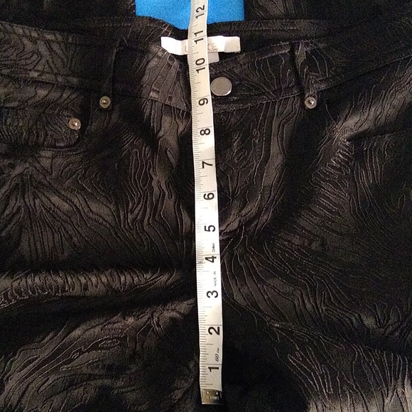 Cache Luxe textured black pants/ jeans size 6 - Picture 5 of 7